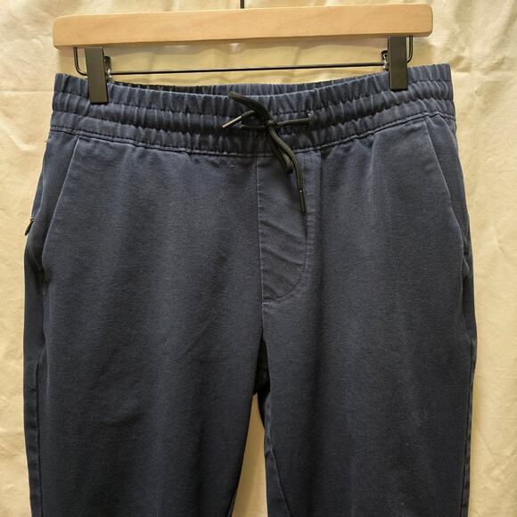 Abercrombie & Fitch navy blue A&F 4-way Stretch Crossover Jogger large - Picture 3 of 9